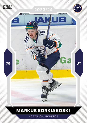 Korkiakoski Markus 23-24 GOAL Cards Chance liga #79