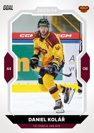 Kolář Daniel 23-24 GOAL Cards Chance liga #91