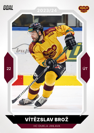 Brož Vítězslav 23-24 GOAL Cards Chance liga #95