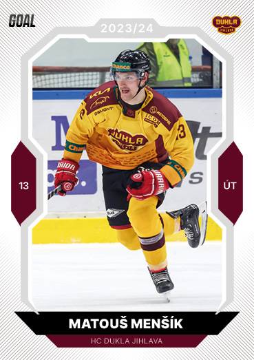 Menšík Matouš 23-24 GOAL Cards Chance liga #96