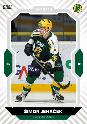 Jenáček Šimon 23-24 GOAL Cards Chance liga #19
