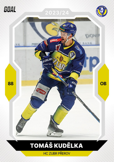 Kudělka Tomáš 23-24 GOAL Cards Chance liga #105