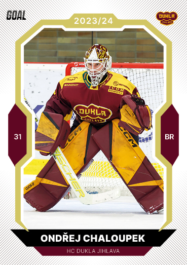 Chaloupek Ondřej 23-24 GOAL Cards Chance liga Gold #285