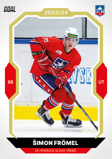 Frömel Šimon 23-24 GOAL Cards Chance liga Gold #238