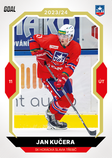 Kučera Jan 23-24 GOAL Cards Chance liga Gold #239