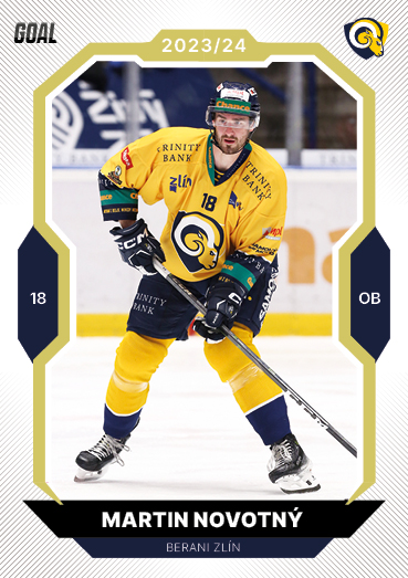 Novotný Martin 23-24 GOAL Cards Chance liga Gold #205