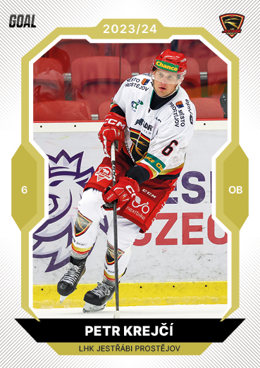 Krejčí Petr 23-24 GOAL Cards Chance liga Gold #247