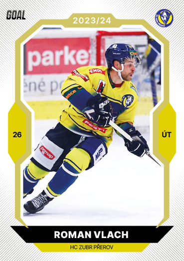 Vlach Roman 23-24 GOAL Cards Chance liga Gold #307