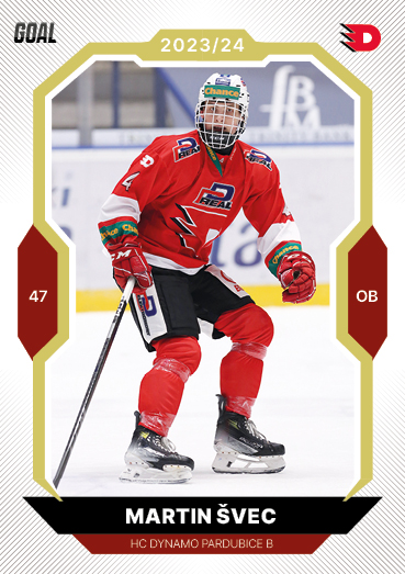 Švec Martin 23-24 GOAL Cards Chance liga Gold #377