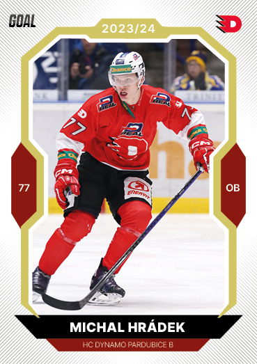 Hrádek Michal 23-24 GOAL Cards Chance liga Gold #378