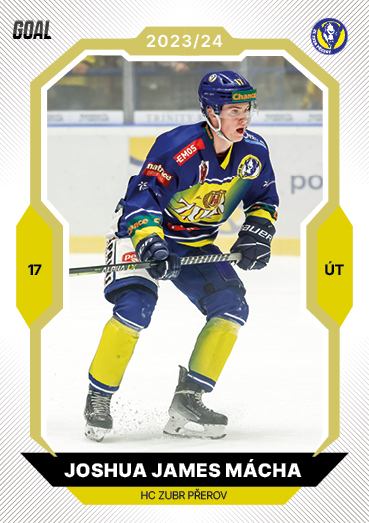 Mácha Joshua James 23-24 GOAL Cards Chance liga Gold #302
