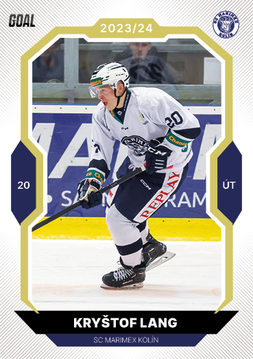 Lang Kryštof 23-24 GOAL Cards Chance liga Gold #350