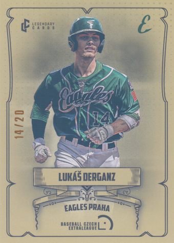 Derganz Lukáš 2024 LC Czech Baseball Extraleague Rainbow #28