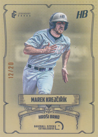 Krejčiřík Marek 2024 LC Czech Baseball Extraleague Rainbow #40