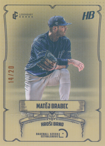 Brabec Matěj 2024 LC Czech Baseball Extraleague Rainbow #42