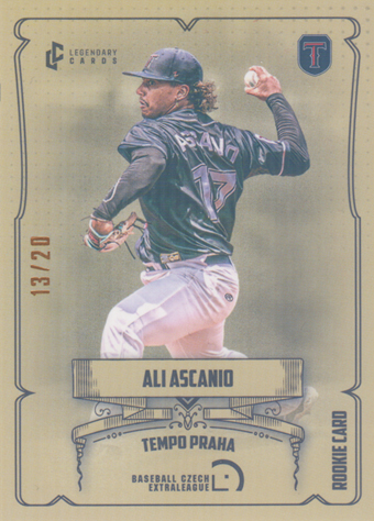 Ascanio Ali 2024 LC Czech Baseball Extraleague Rainbow #75