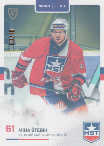 Štebih Miha 25-26 GOAL Cards Maxa liga Rainbow #TRE-05