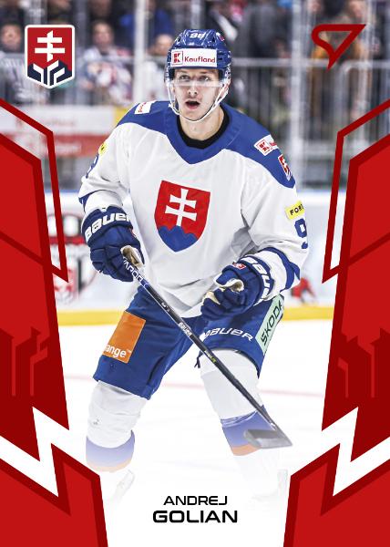 Golian Andrej 2024 Hokejové Slovensko Red #12