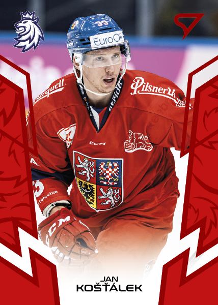 Košťálek Jan 2024 Hokejové Česko Red #17