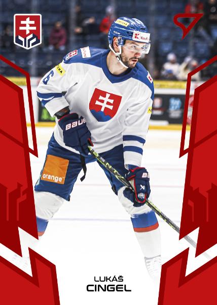 Cingel Lukáš 2024 Hokejové Slovensko Red #27