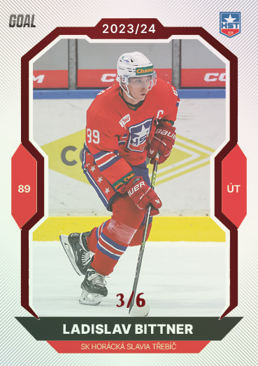 Bittner Ladislav 23-24 GOAL Cards Chance liga Red #37