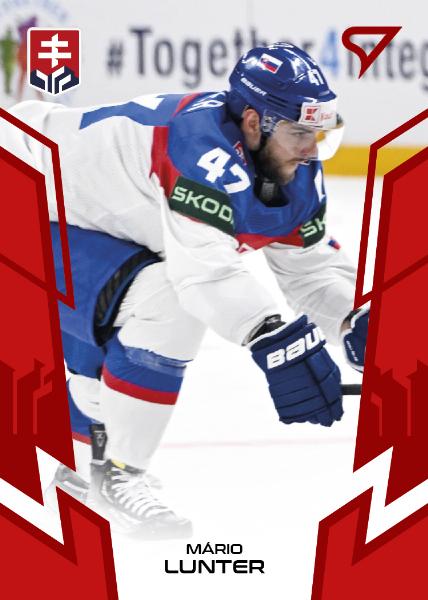 Lunter Mário 2024 Hokejové Slovensko Red #45