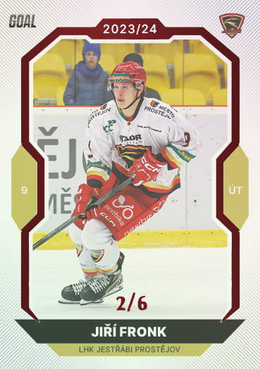 Fronk Jiří 23-24 GOAL Cards Chance liga Red #52