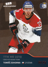 Zohorna Tomáš 2020 MK Reprezentace Red #67