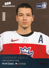 Čajka Petr 2020 MK Reprezentace Red #75