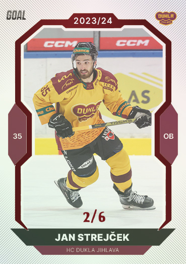 Strejček Jan 23-24 GOAL Cards Chance liga Red #87