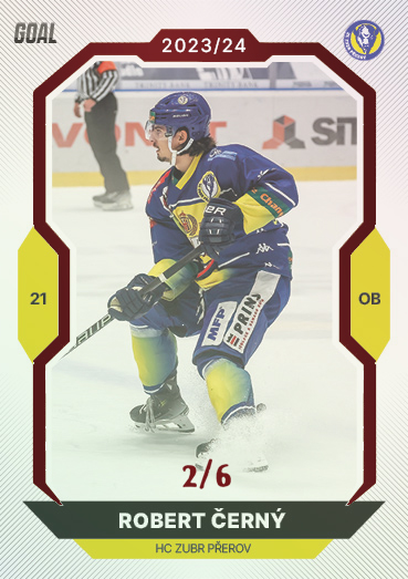 Černý Robert 23-24 GOAL Cards Chance liga Red #103