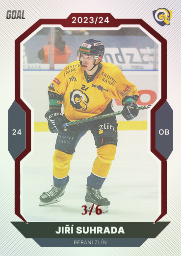 Suhrada Jiří 23-24 GOAL Cards Chance liga Red #198