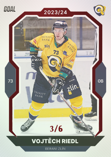 Riedl Vojtěch 23-24 GOAL Cards Chance liga Red #204