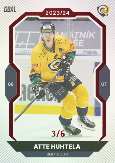 Huhtela Atte 23-24 GOAL Cards Chance liga Red #213