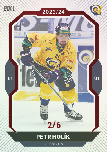 Holík Petr 23-24 GOAL Cards Chance liga Red #215