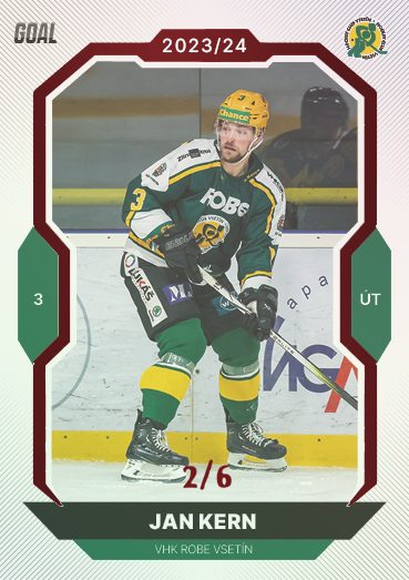 Kern Jan 23-24 GOAL Cards Chance liga Red #223