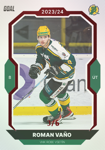 Vaňo Roman 23-24 GOAL Cards Chance liga Red #224