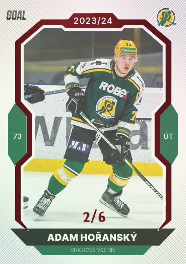 Hořanský Adam 23-24 GOAL Cards Chance liga Red #226