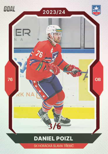 Poizl Daniel 23-24 GOAL Cards Chance liga Red #236