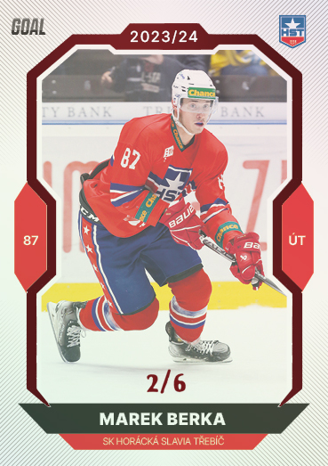 Berka Marek 23-24 GOAL Cards Chance liga Red #242