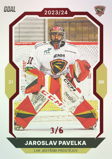 Pavelka Jaroslav 23-24 GOAL Cards Chance liga Red #246