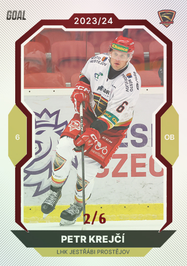 Krejčí Petr 23-24 GOAL Cards Chance liga Red #247