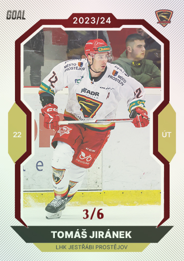 Jiránek Tomáš 23-24 GOAL Cards Chance liga Red #255