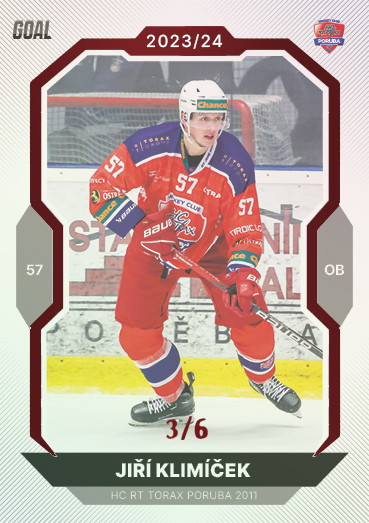 Klimíček Jiří 23-24 GOAL Cards Chance liga Red #261