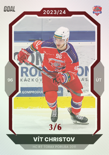 Christov Vít 23-24 GOAL Cards Chance liga Red #265