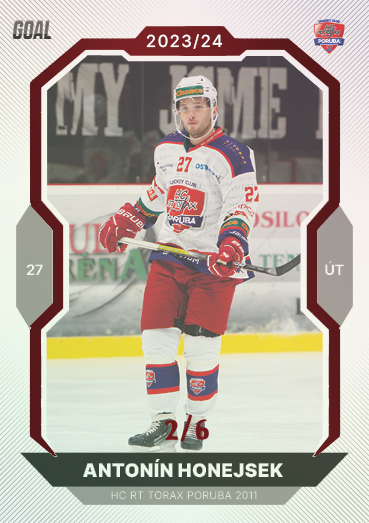 Honejsek Antonín 23-24 GOAL Cards Chance liga Red #271
