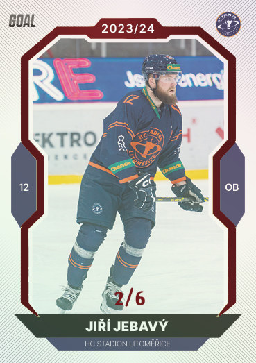 Jebavý Jiří 23-24 GOAL Cards Chance liga Red #275