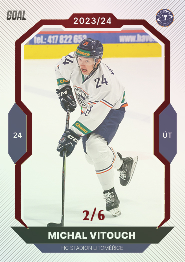 Vitouch Michal 23-24 GOAL Cards Chance liga Red #277