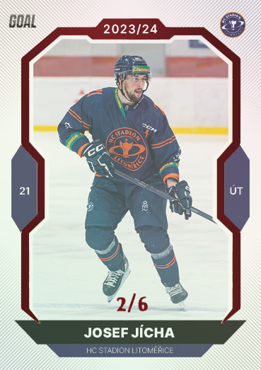 Jícha Josef 23-24 GOAL Cards Chance liga Red #283