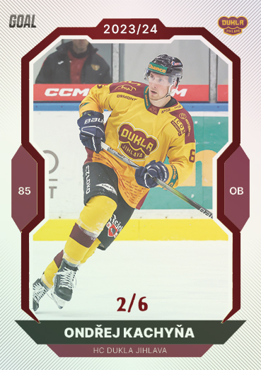 Kachyňa Ondřej 23-24 GOAL Cards Chance liga Red #286